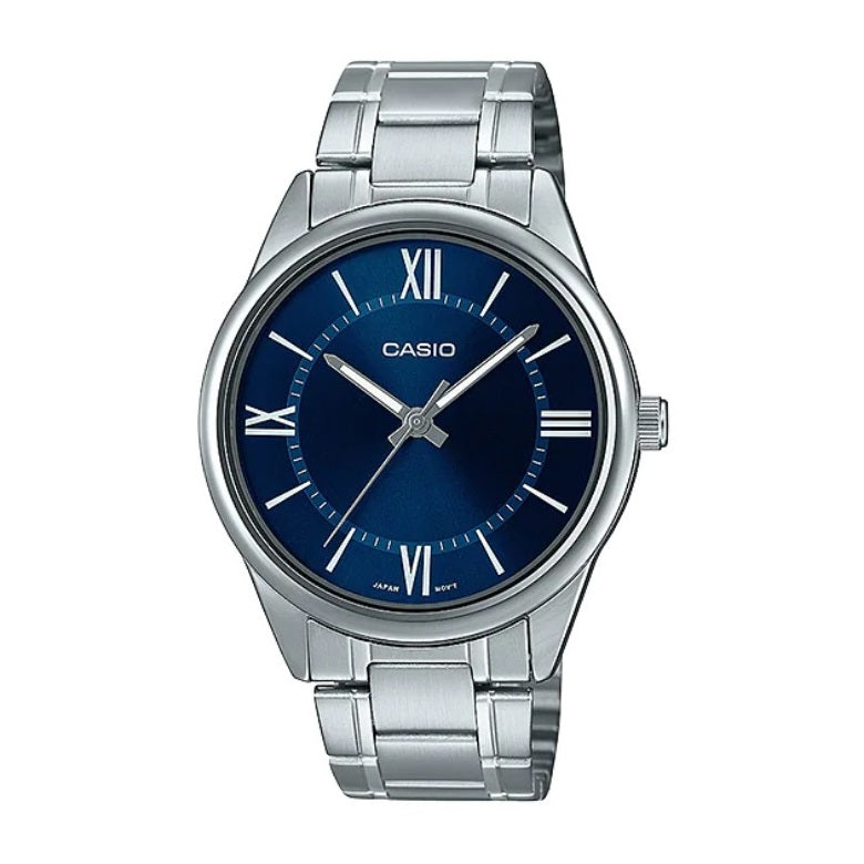 Casio Enticer MTP-V005D-2B5UDF Silver Chain Men’s Watch