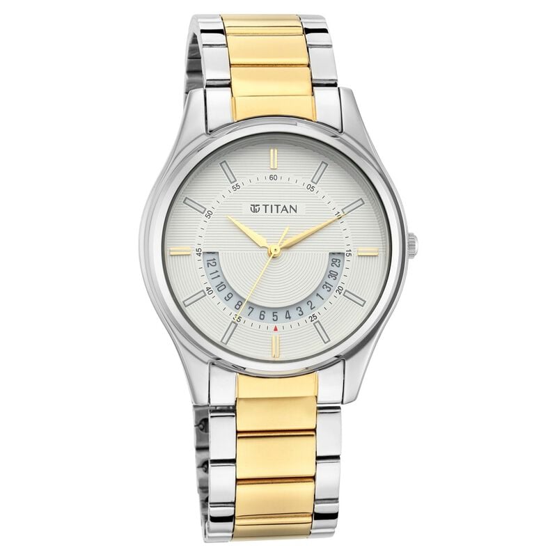 Titan 1713BM01 Men's Analog Stainless Steel Watch | Original Titan Watch Bangladesh | Style Merchandise