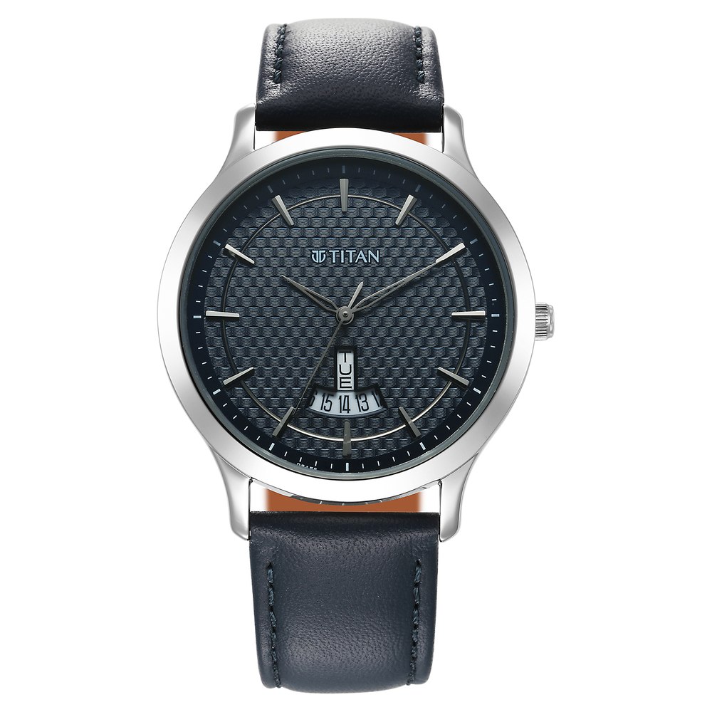 Titan 1825SL14 Men's Analog Leather Strap Watch | Original Titan Watch Bangladesh | Style Merchandise
