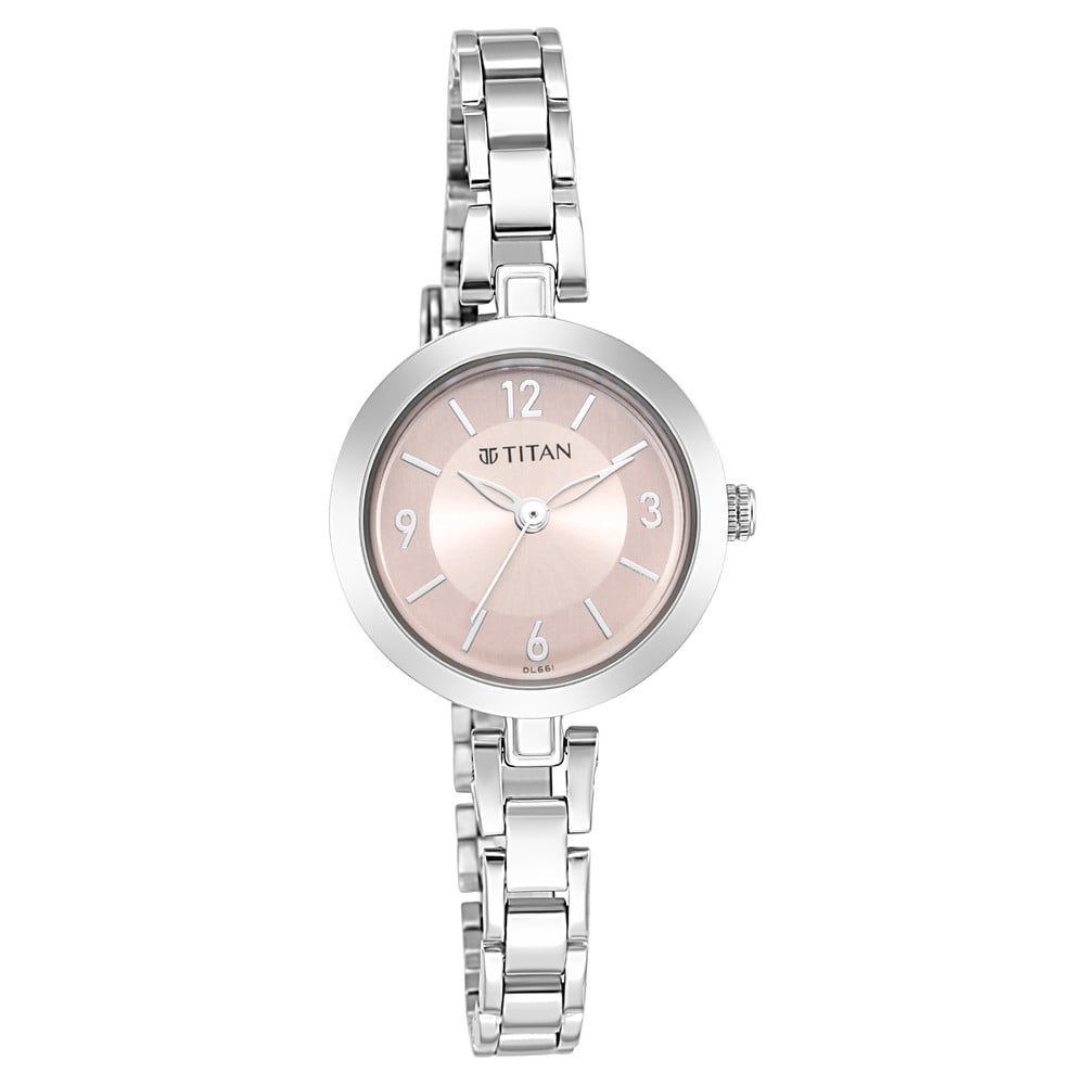 Titan 2598SM06 Women's Analog Stainless Steel Watch | Elegant Ladies Wrist Watch | Style Merchandise
