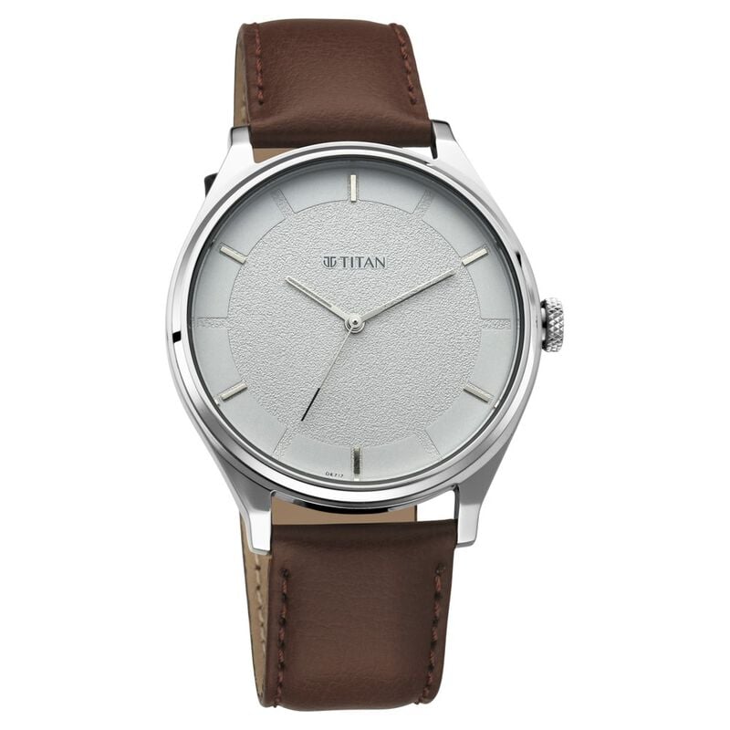 Titan 1802SL13 Men's Analog Leather Strap Watch | Original Titan Watch Bangladesh | Style Merchandise
