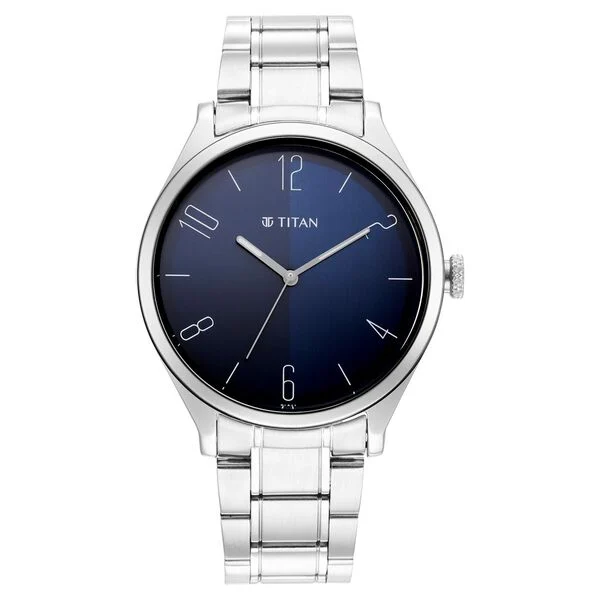 Titan 1865SM01 Men's Analog Stainless Steel Watch | Original Titan Watch | Style Merchandise